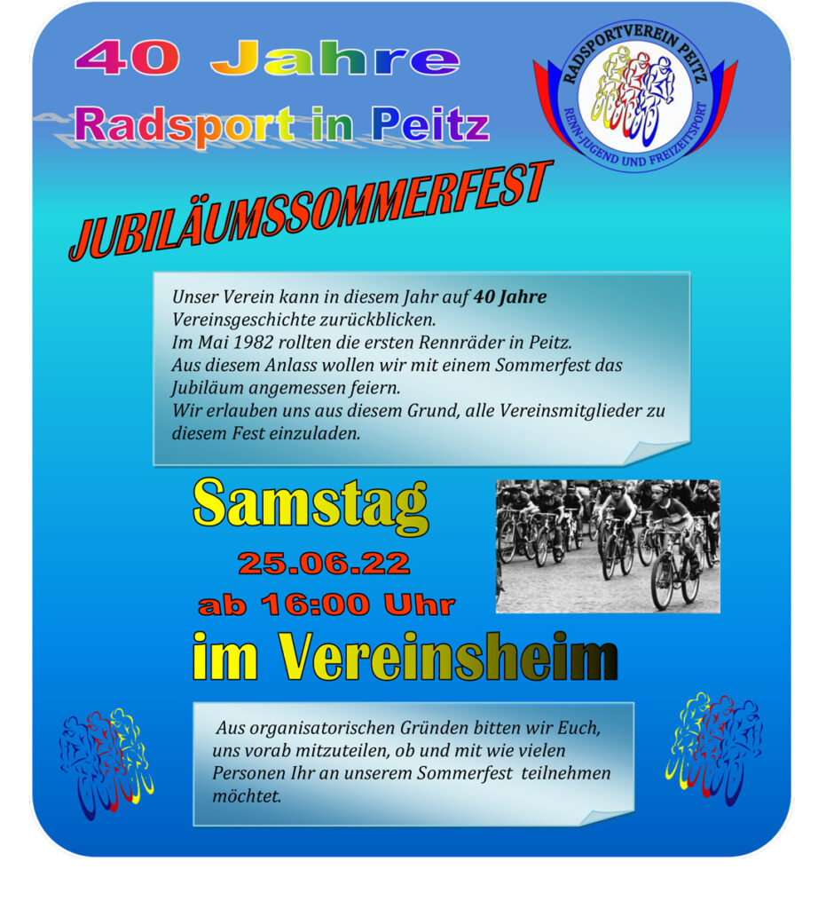 40 Jahre Radsport in Peitz